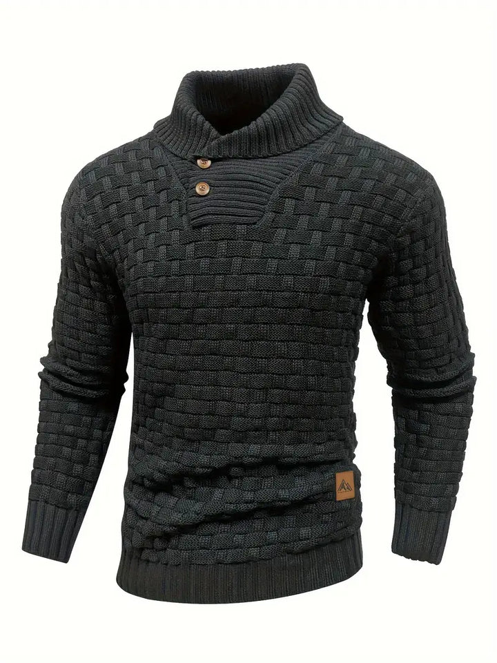 Jarren | Strickpullover im Slim Fit mit Kragen