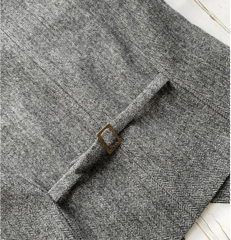 Jeremy | Wollgemischte Denim-Weste