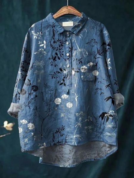 Petra - Bluse mit Blumendruck