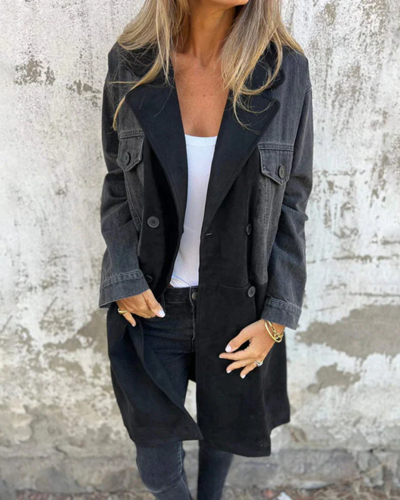 Oliviane™ | Damen-Denimmantel