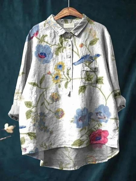 Petra - Bluse mit Blumendruck