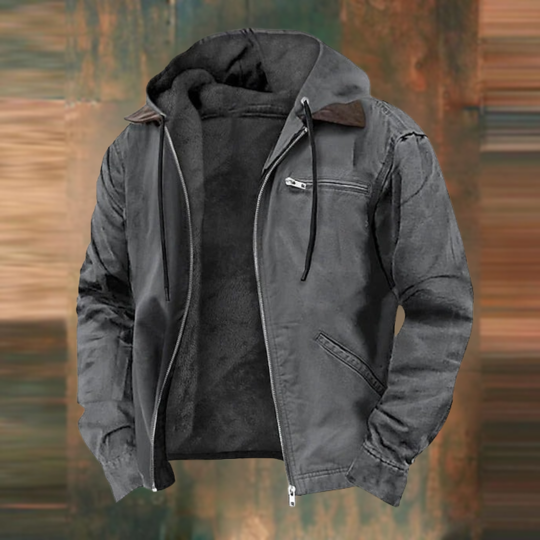 David | Jacke mit Reißverschluss und Kapuze