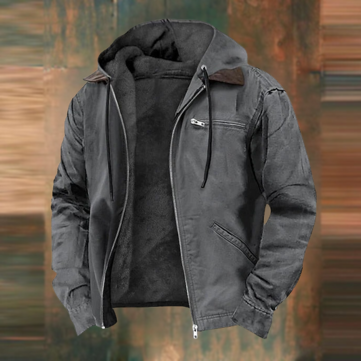 David | Jacke mit Reißverschluss und Kapuze