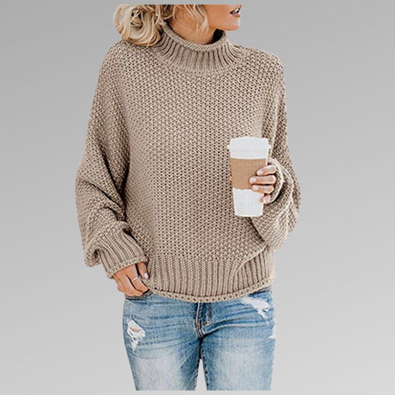 Emily | Pullover mit hohem Kragen