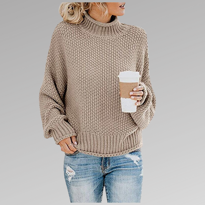 Emily | Pullover mit hohem Kragen