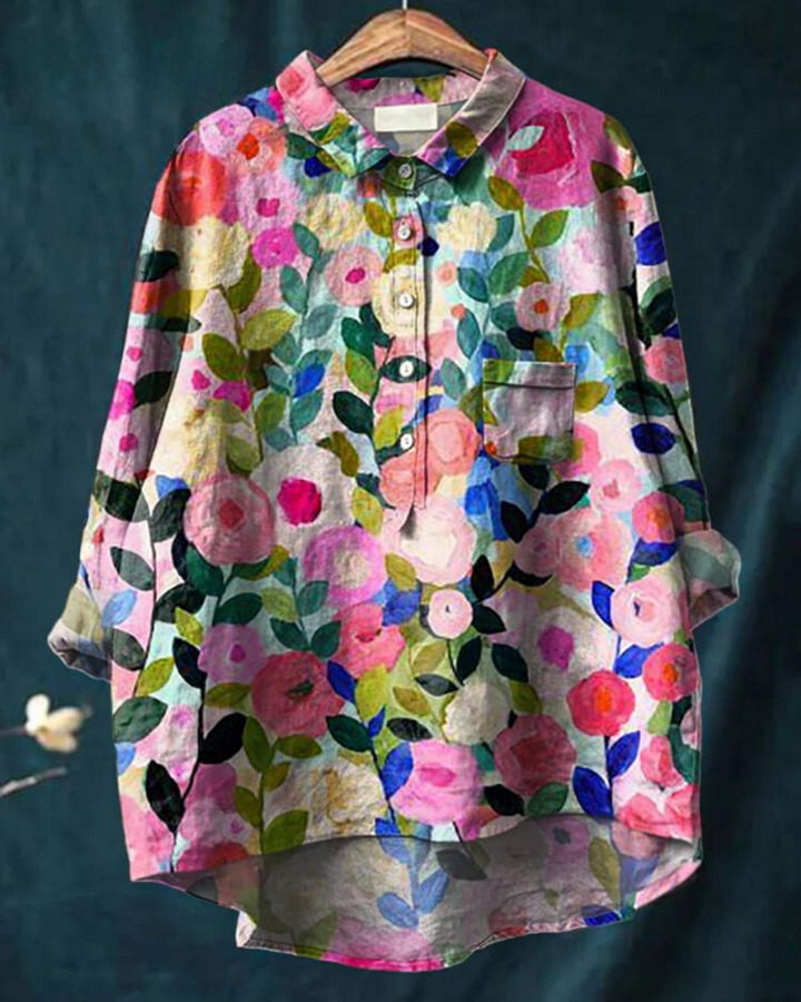 Petra - Bluse mit Blumendruck