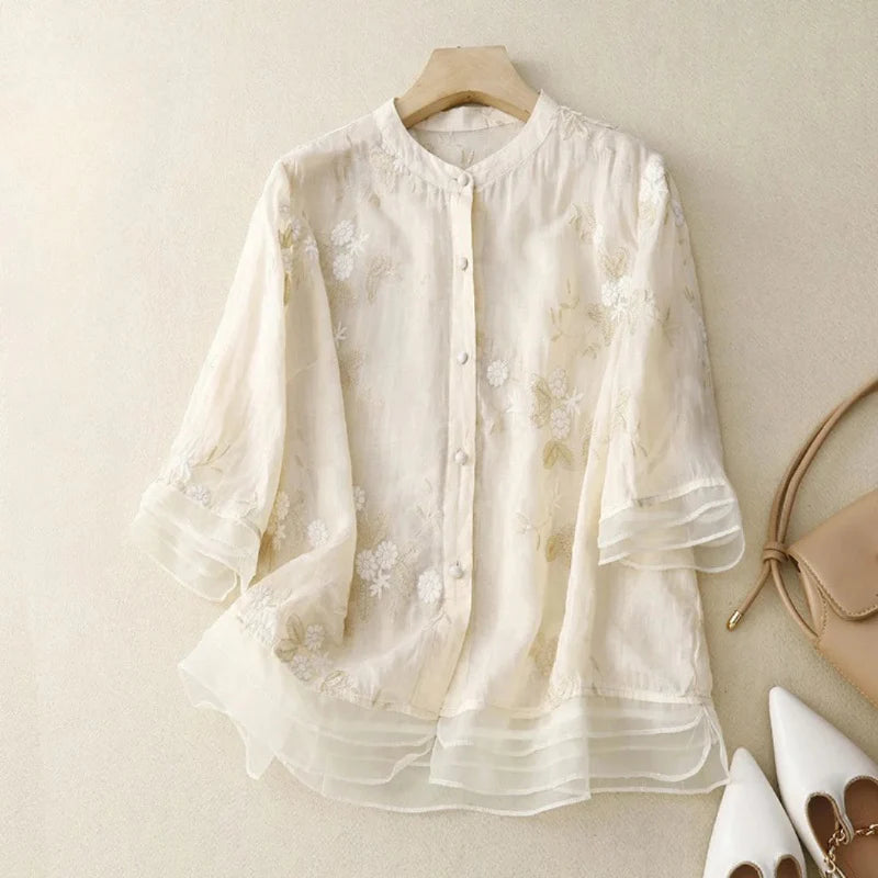 Lorraine™ | Bestickte Bluse