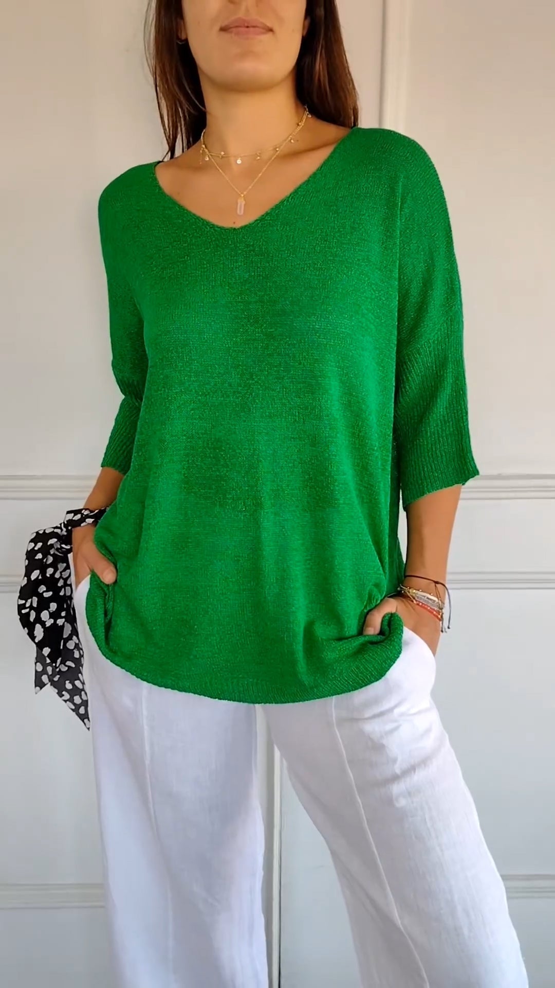 Lucia™ | Strickoberteil mit V-Ausschnitt