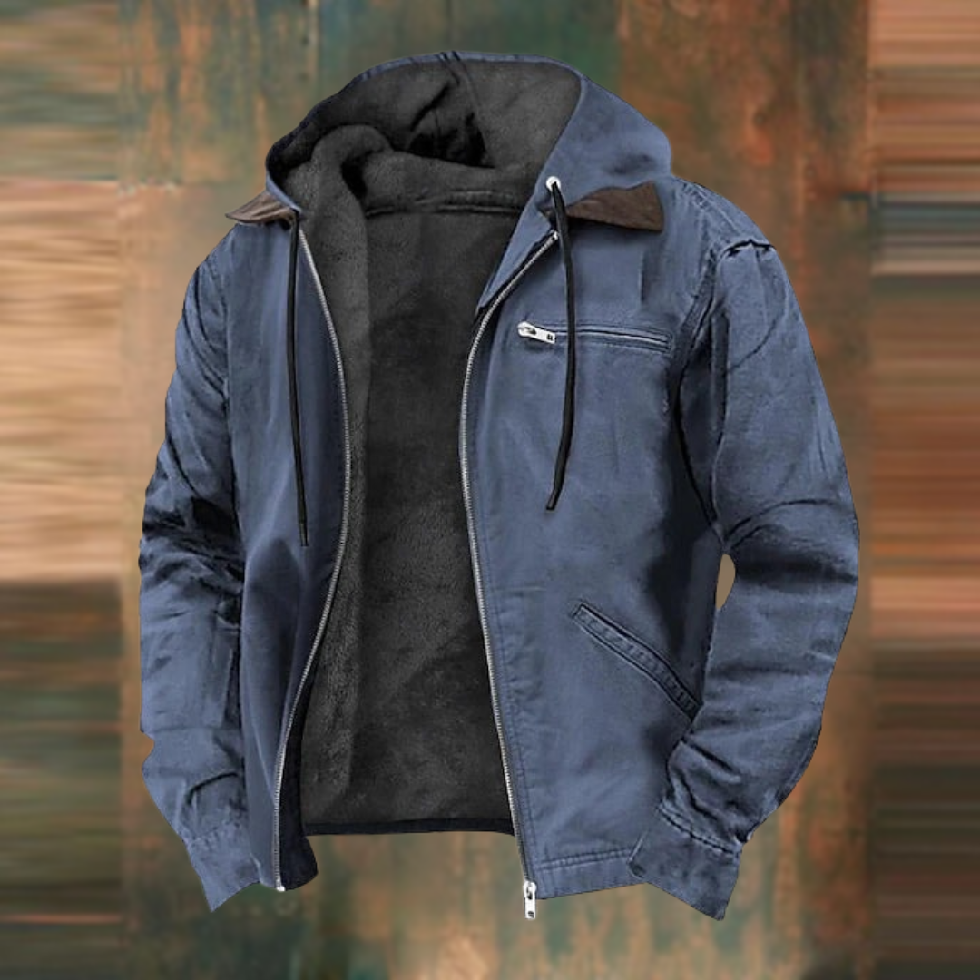 David | Jacke mit Reißverschluss und Kapuze