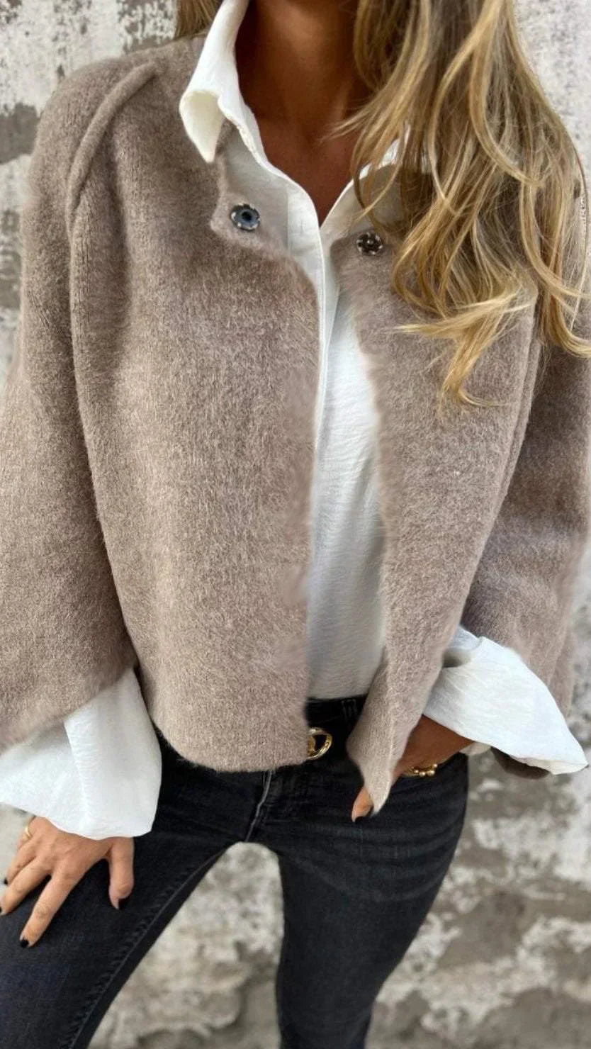 Yolanda | Wollmantel-Pullover