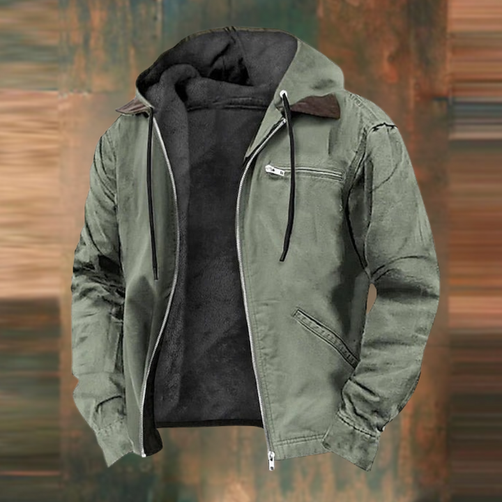 David | Jacke mit Reißverschluss und Kapuze