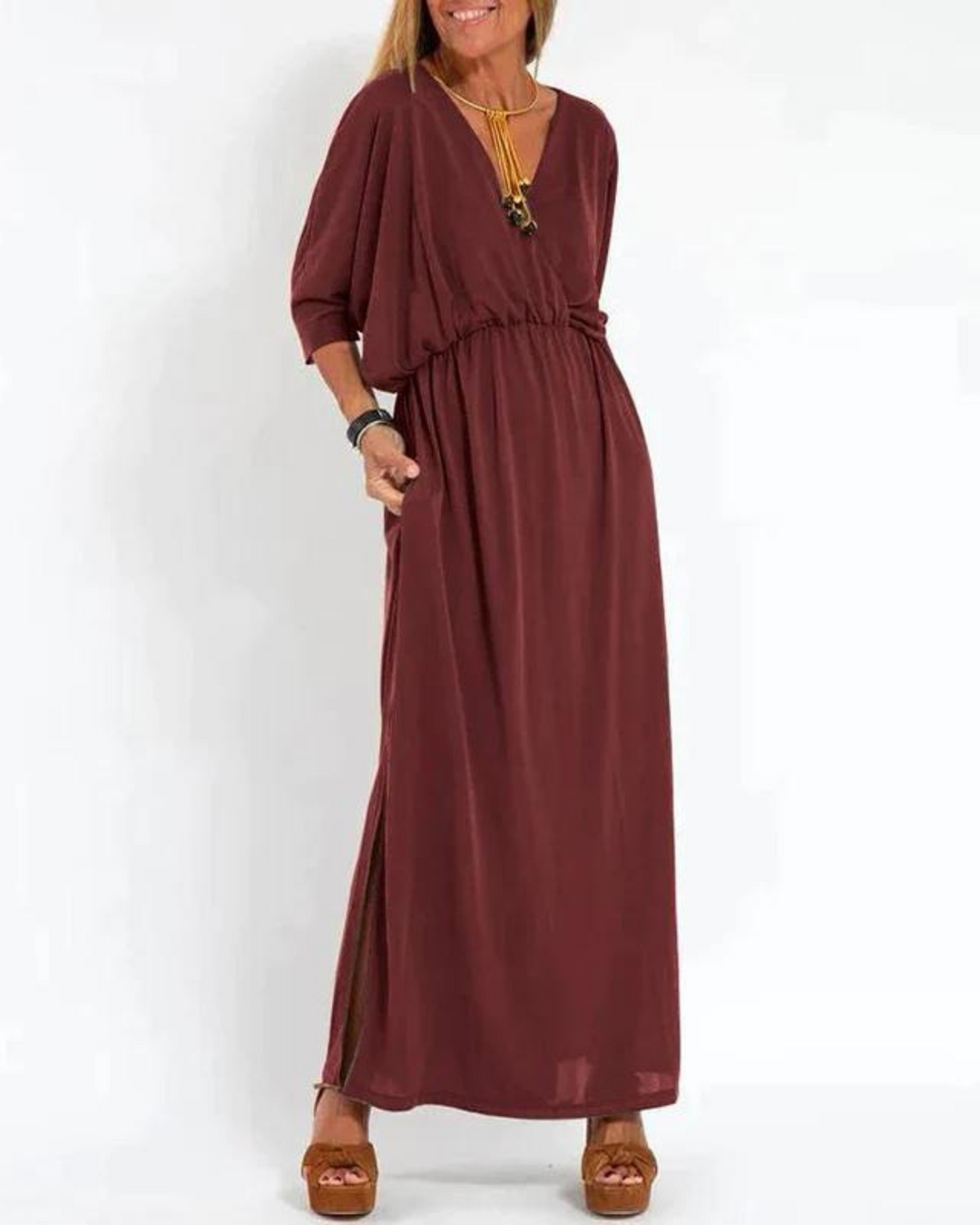 Diana™ | Langes vintage Kleid