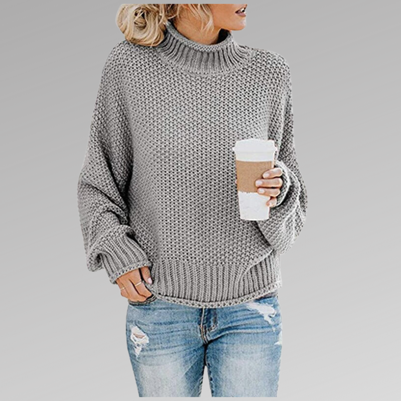 Emily | Pullover mit hohem Kragen