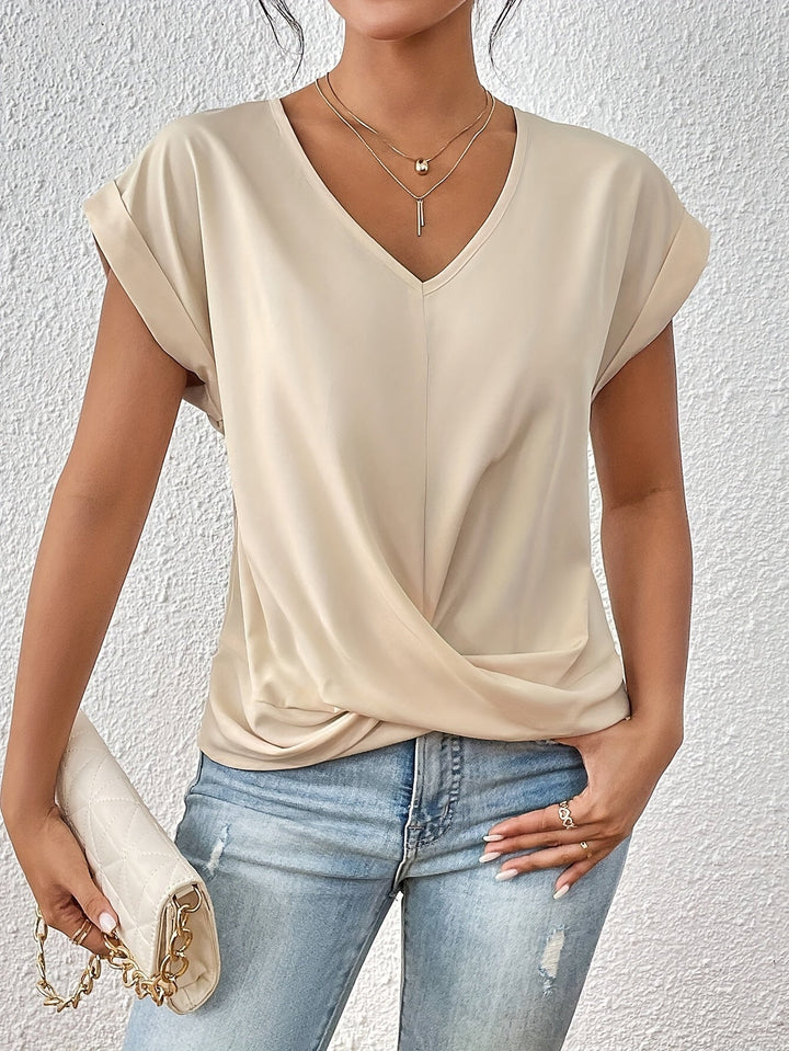 Lydia™ | T-Shirt mit Herz-Ausschnitt