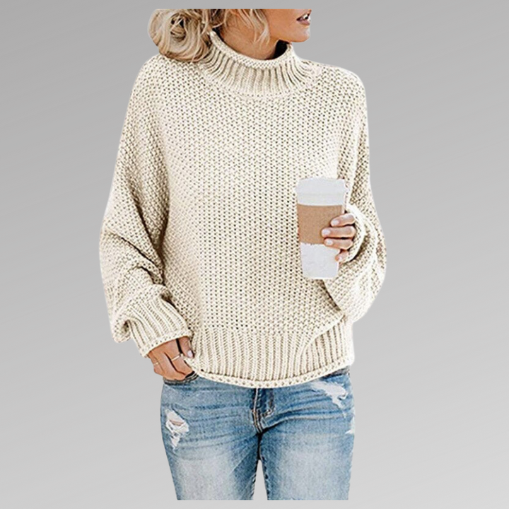 Emily | Pullover mit hohem Kragen