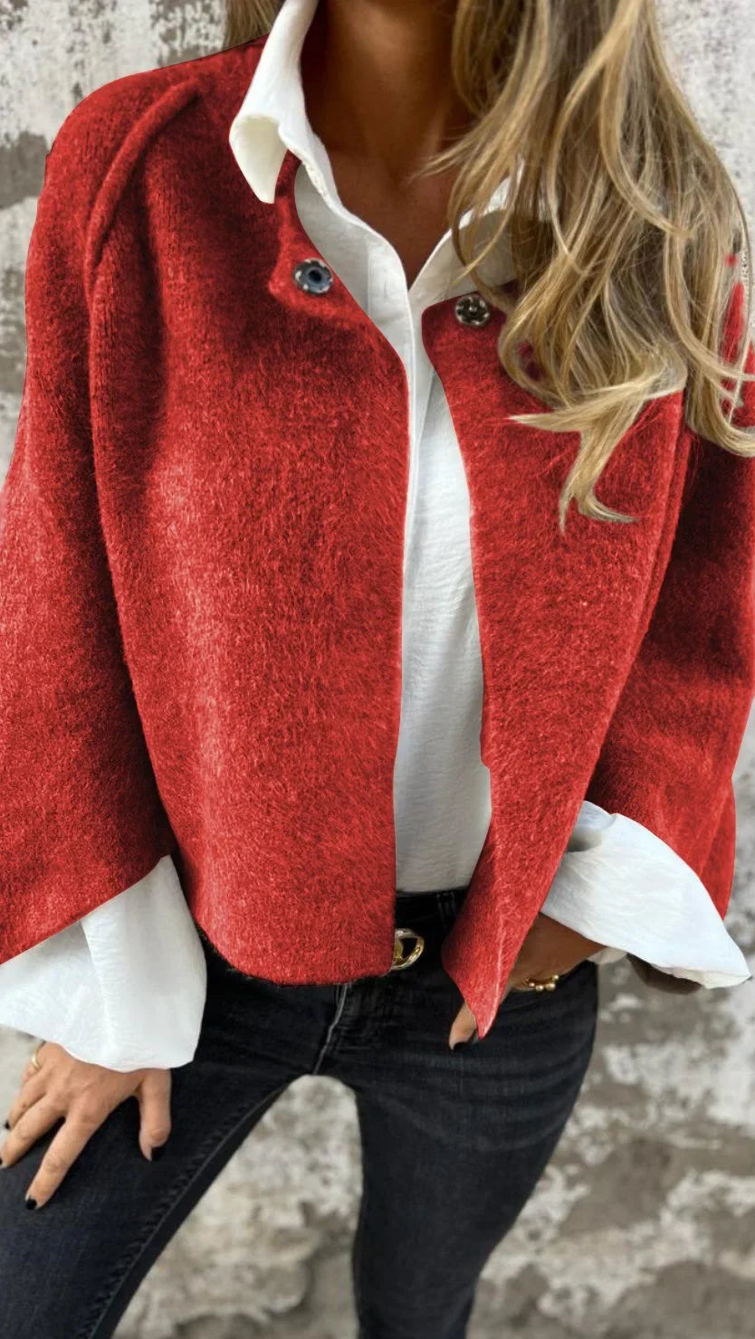 Yolanda | Wollmantel-Pullover