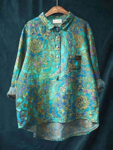 Petra - Bluse mit Blumendruck