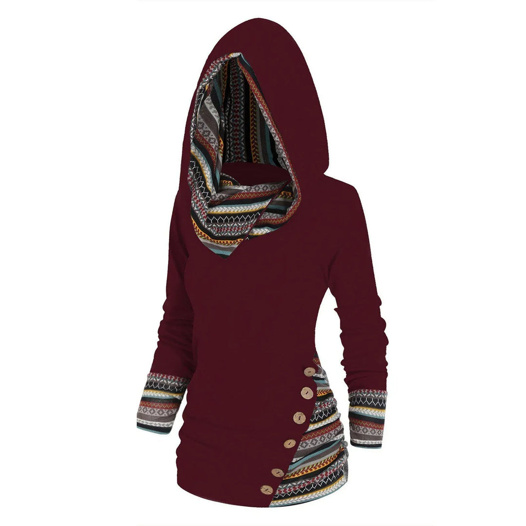 Adelheid™ | Lässiger Tribal-Hoodie