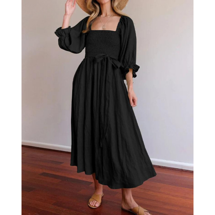 Karolina™ | Französisches Kleid mit Rückenärmeln