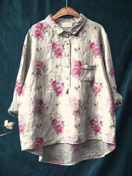 Petra - Bluse mit Blumendruck