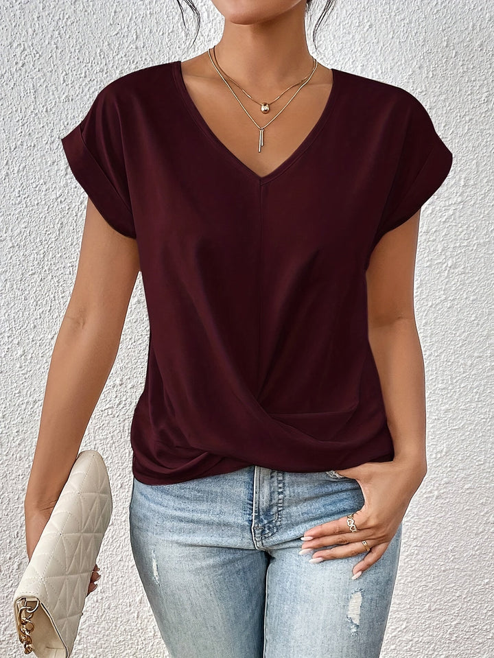 Lydia™ | T-Shirt mit Herz-Ausschnitt