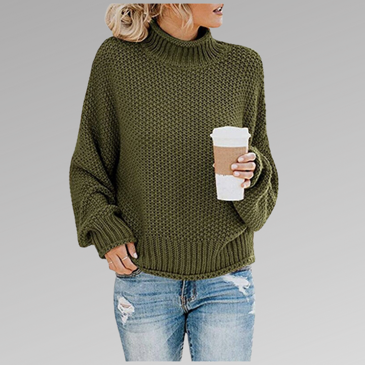 Emily | Pullover mit hohem Kragen