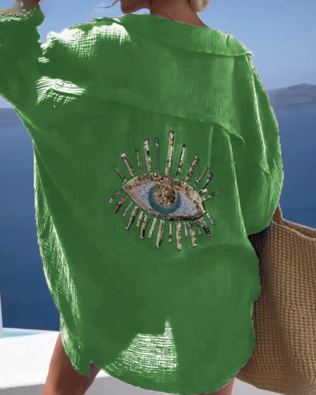 Sofie™ | Hemd mit Nazar-Aufdruck