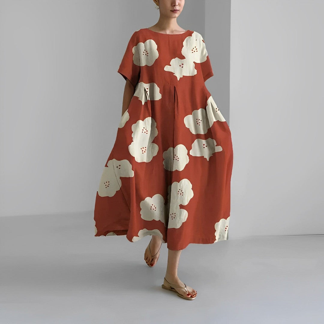 Hilda™ | Bohemien-Blumenkleid
