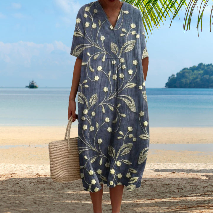 Bernadette™ | Buntes Blumenkleid