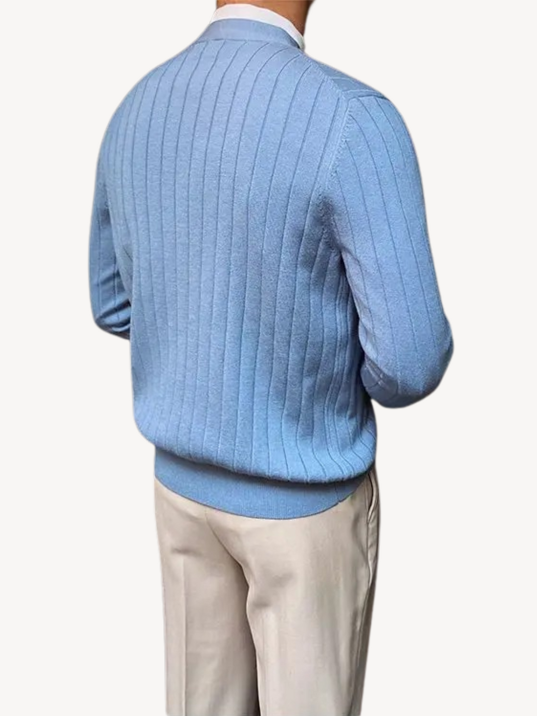 Andrew | Herren-Cardigan mit V-Ausschnitt