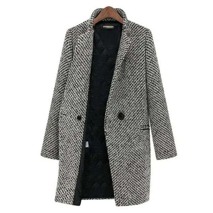 Claudia | Lange Jacke Mantel aus Wolle