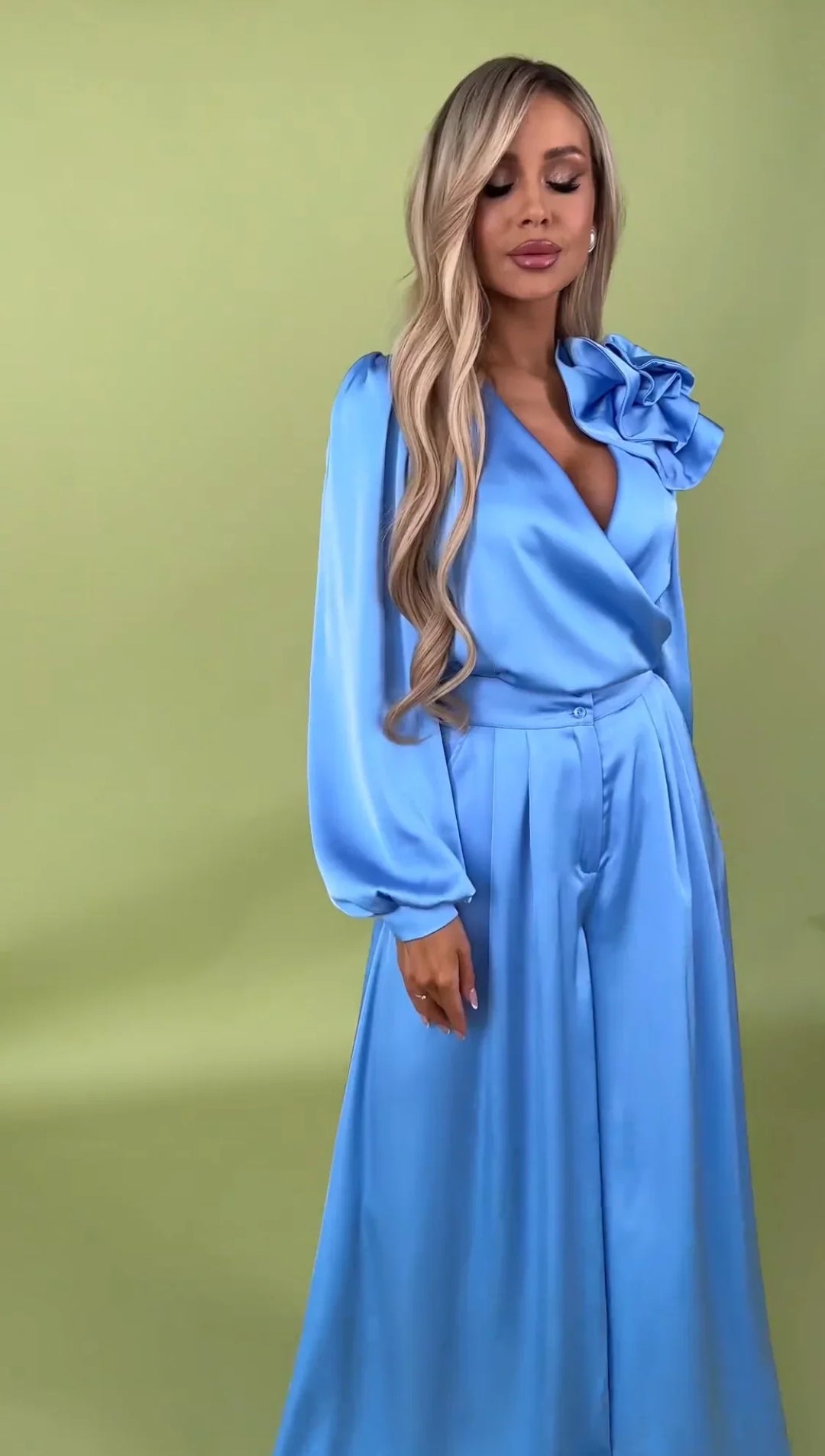 Larissa™ | Eleganter Overall mit Puffärmeln