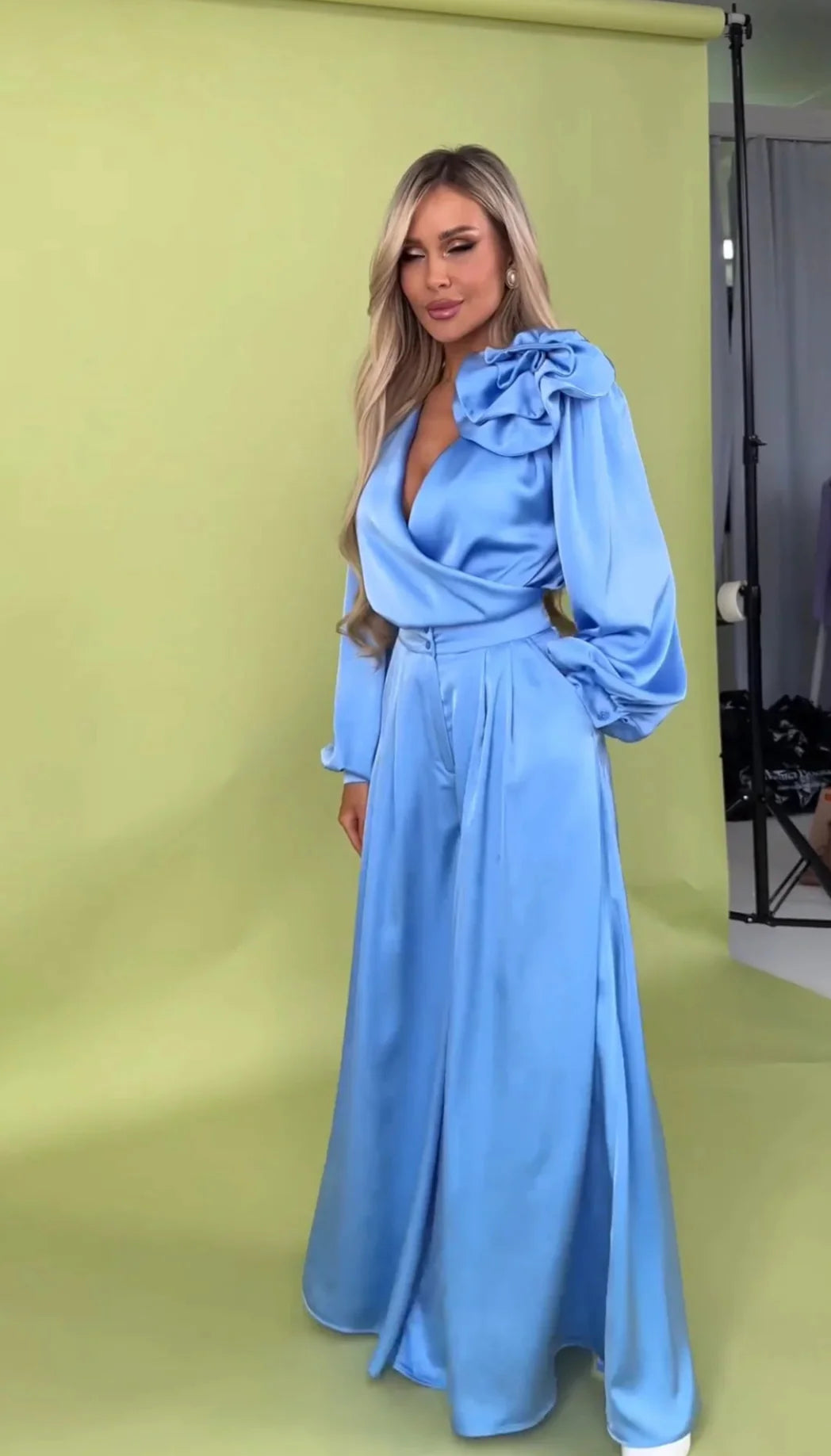 Larissa™ | Eleganter Overall mit Puffärmeln