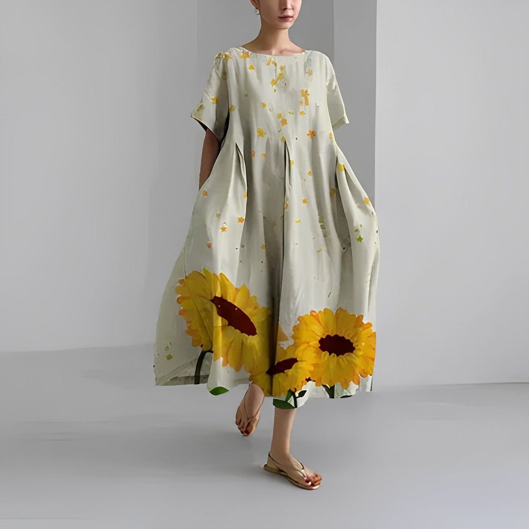 Hilda™ | Bohemien-Blumenkleid
