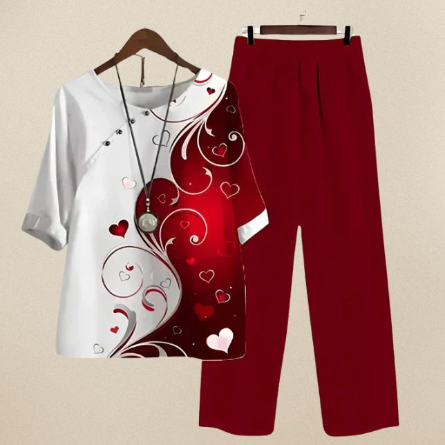 Debbie™ | Elegantes und bequemes Shirt- und Hosen-Set