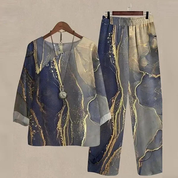 Debbie™ | Elegantes und bequemes Shirt- und Hosen-Set