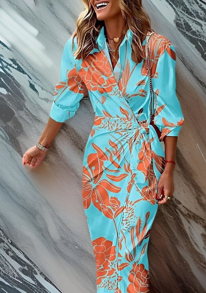 Margaret™ | Wickelkleid mit Print