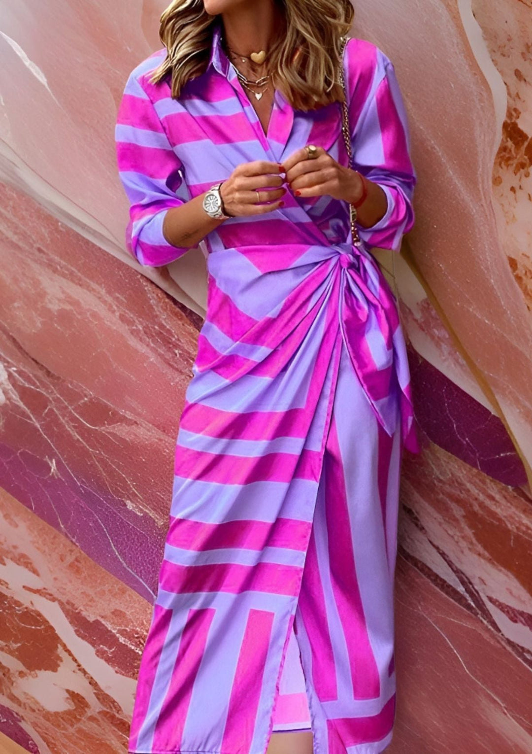 Margaret™ | Wickelkleid mit Print