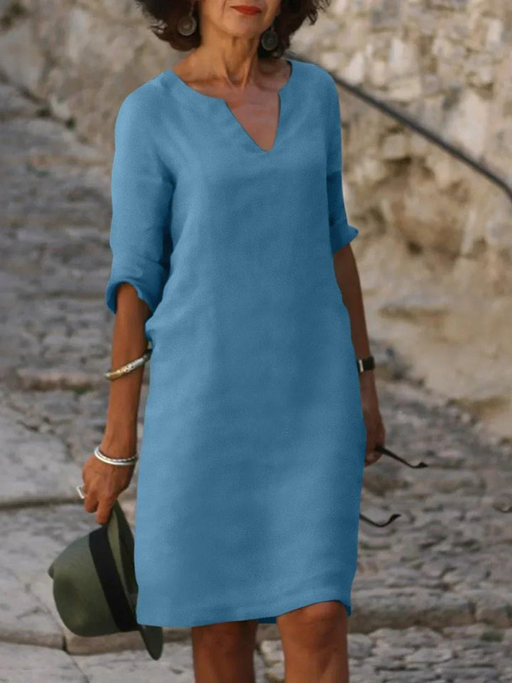 Jennifer™ | Elegantes Kleid mit V-Ausschnitt