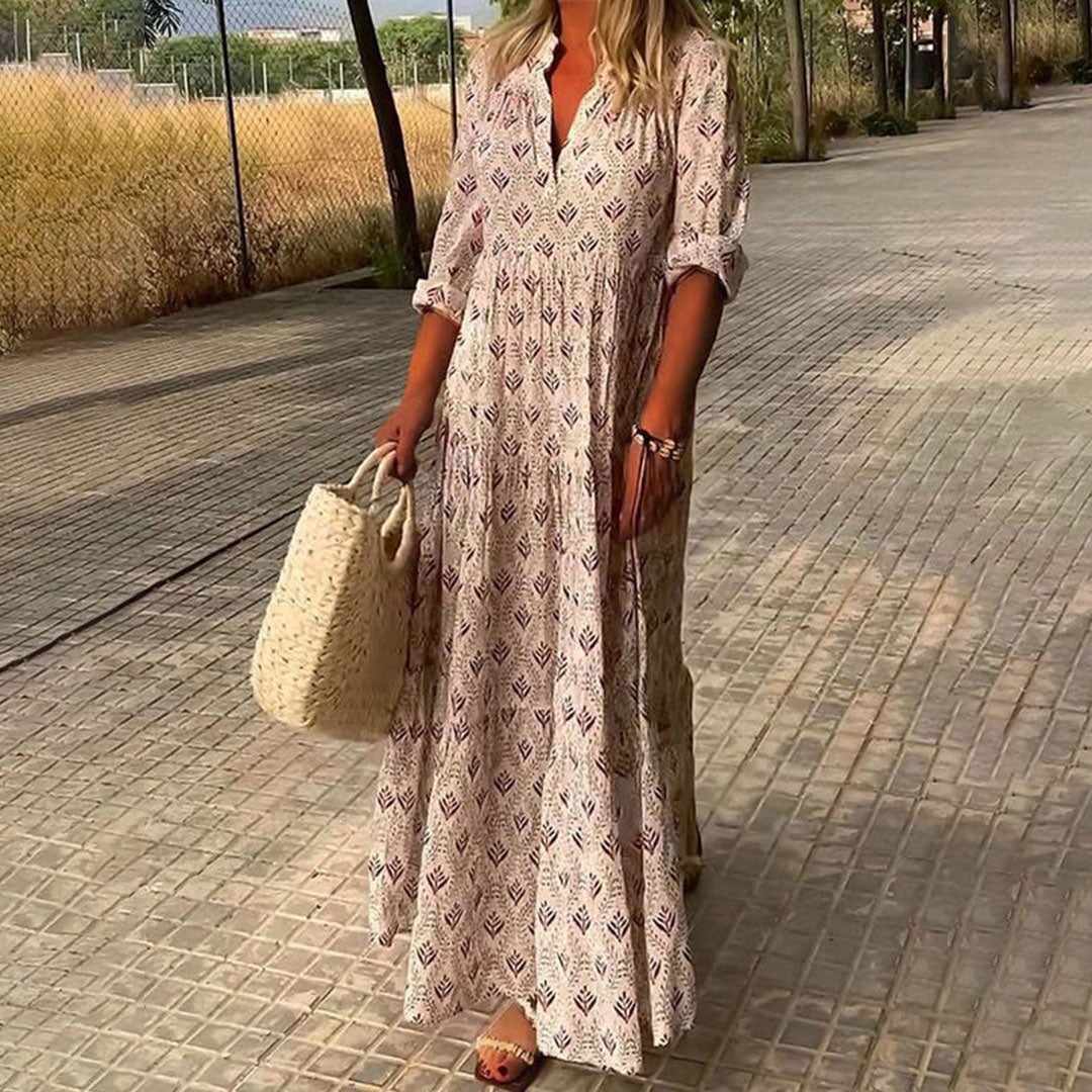 Carla™ | Boho-Maxikleid
