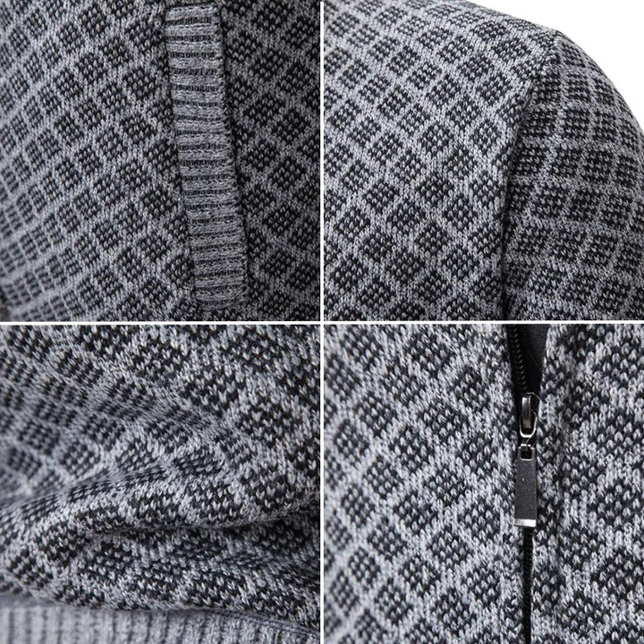 Kevin | Pullover mit Stehkragen