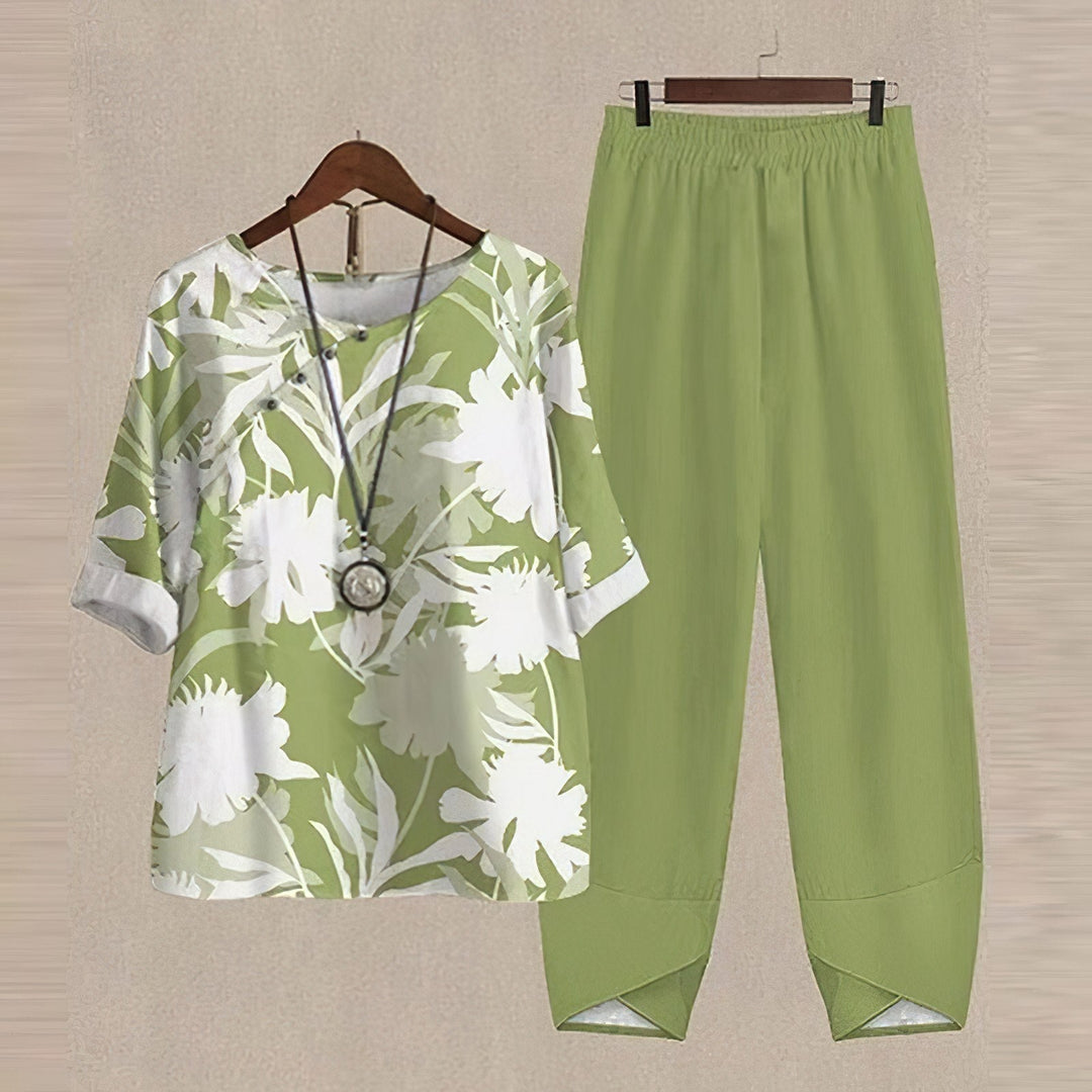 Debbie™ | Elegantes und bequemes Shirt- und Hosen-Set