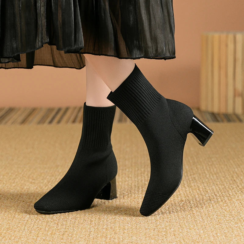 Vien | Elegante Stiefel mit hohen Absätzen