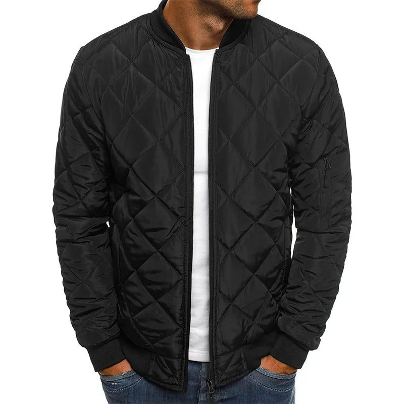 Elias™ | Stilvolle Jacke mit Rautenmuster