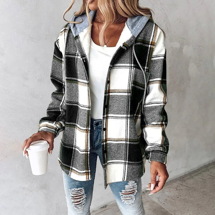 Khyra | Stylische karierte Jacke