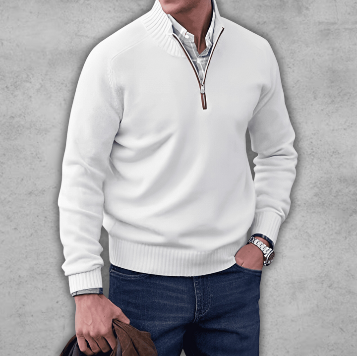 Markus | Eleganter Reißverschluss-Pullover