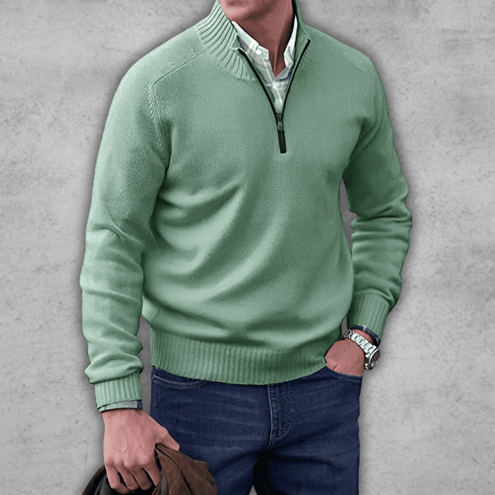 Markus | Eleganter Reißverschluss-Pullover