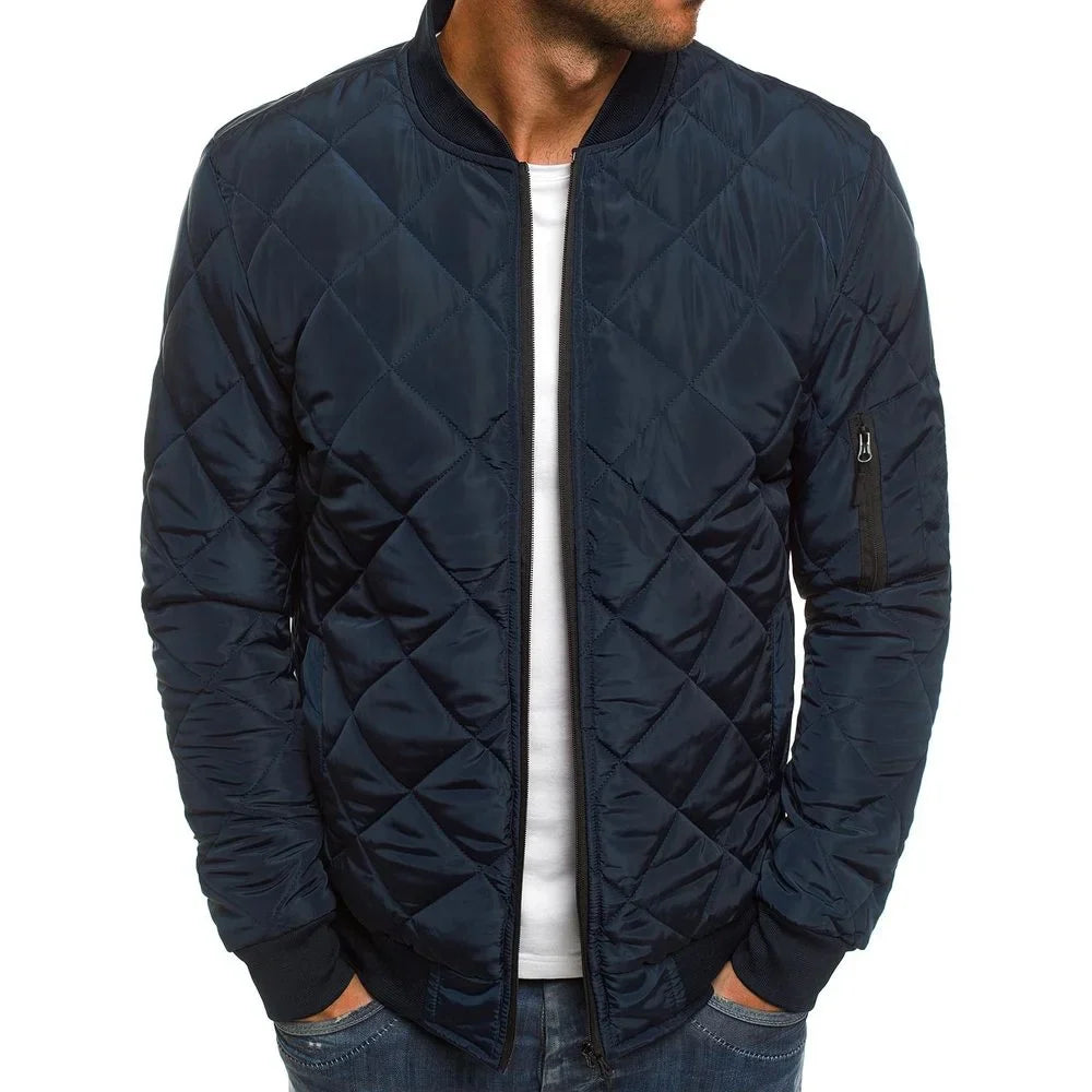Elias™ | Stilvolle Jacke mit Rautenmuster