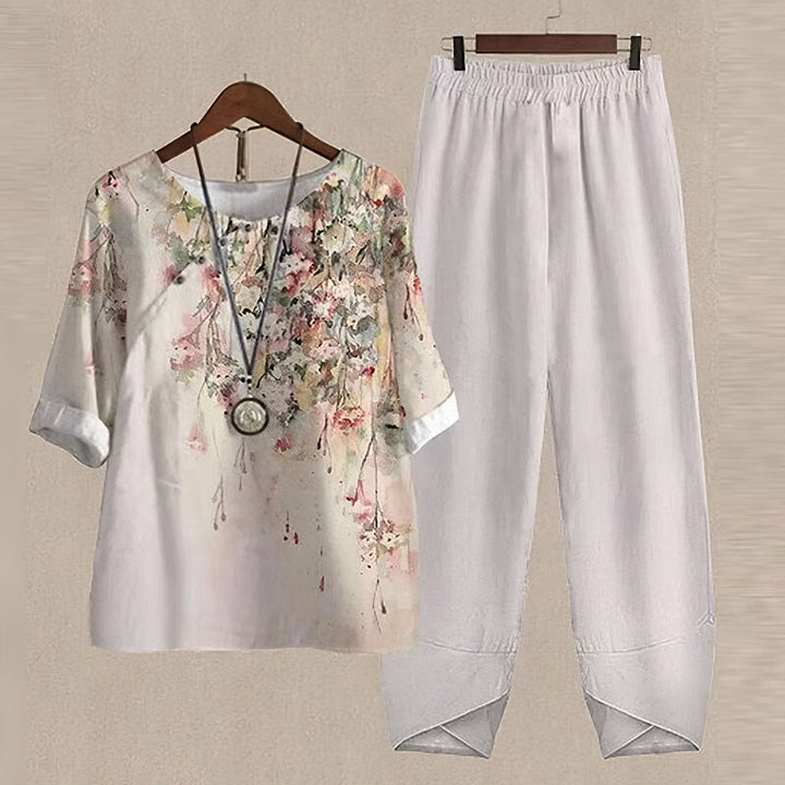 Debbie™ | Elegantes und bequemes Shirt- und Hosen-Set
