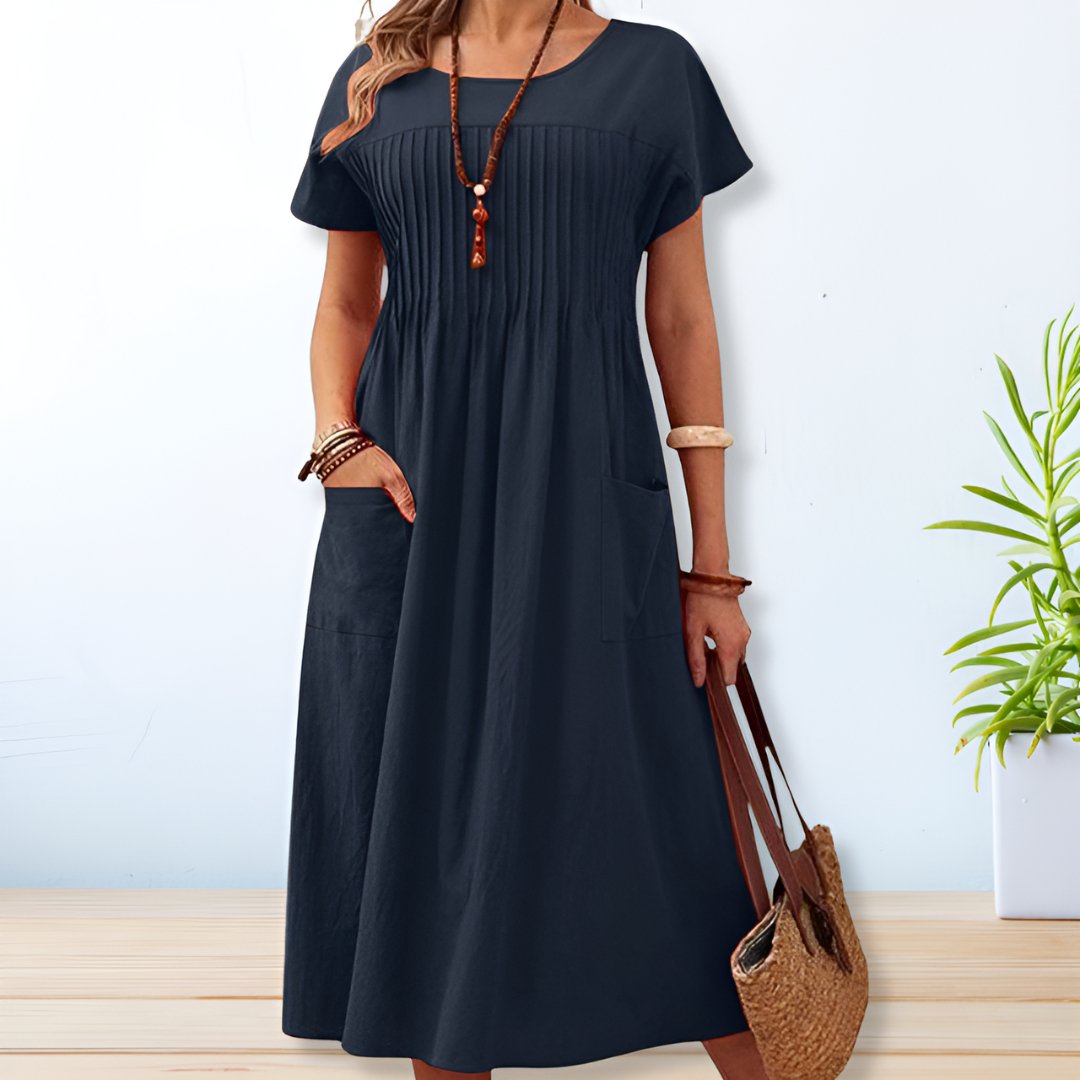 Aurelia™ | Elegantes Kleid mit Taschen